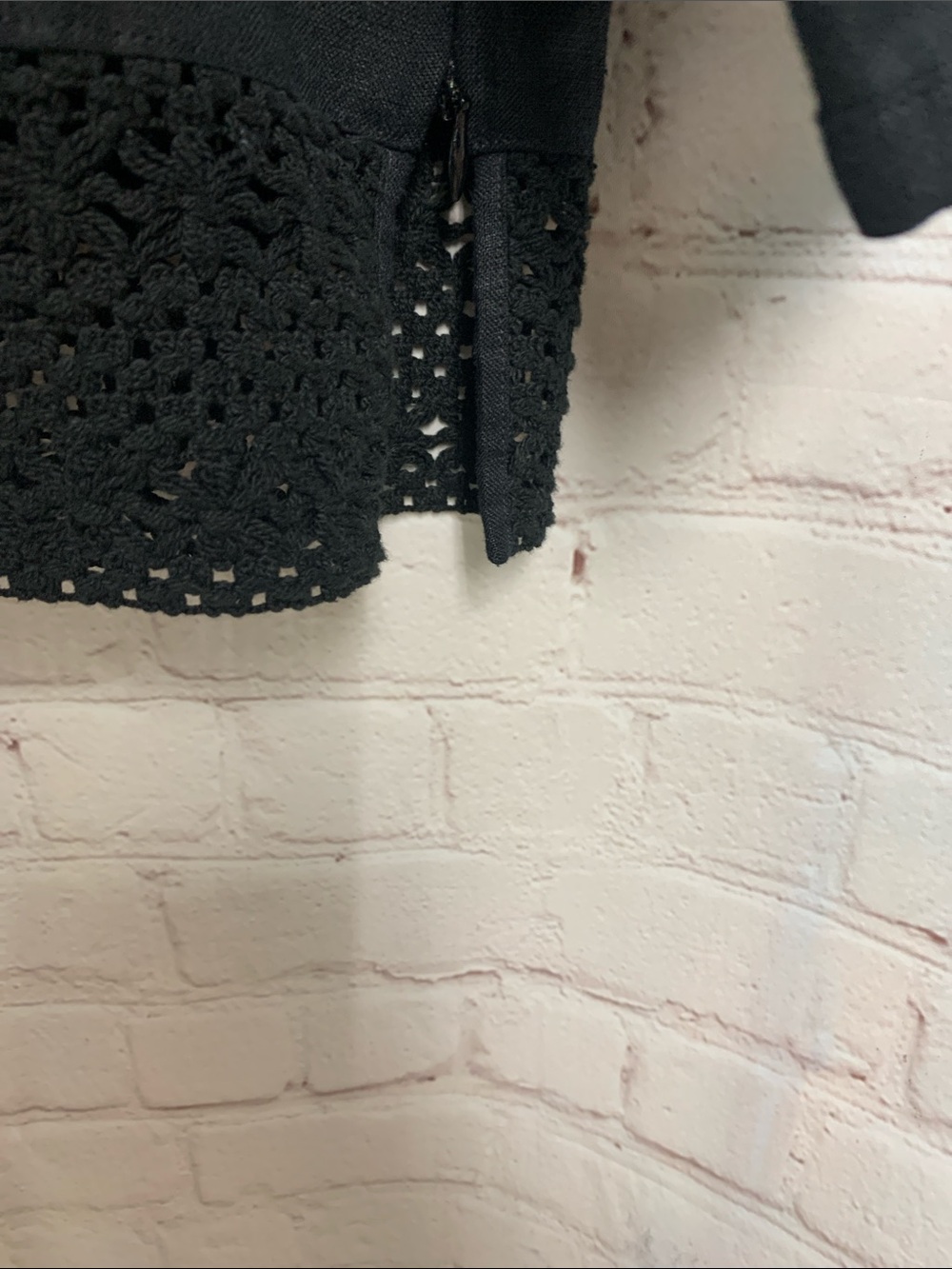 Richard Malcom Irish Linen Black Top Size L - Picture 3 of 4
